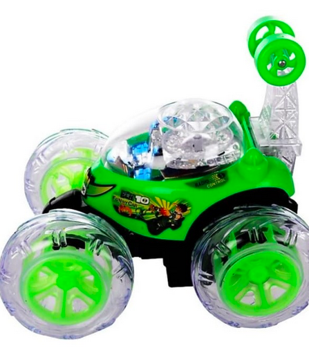 Toys Stunt Car for Kids with Auto function & light music & 360 degree Rotating Car – Multicolour