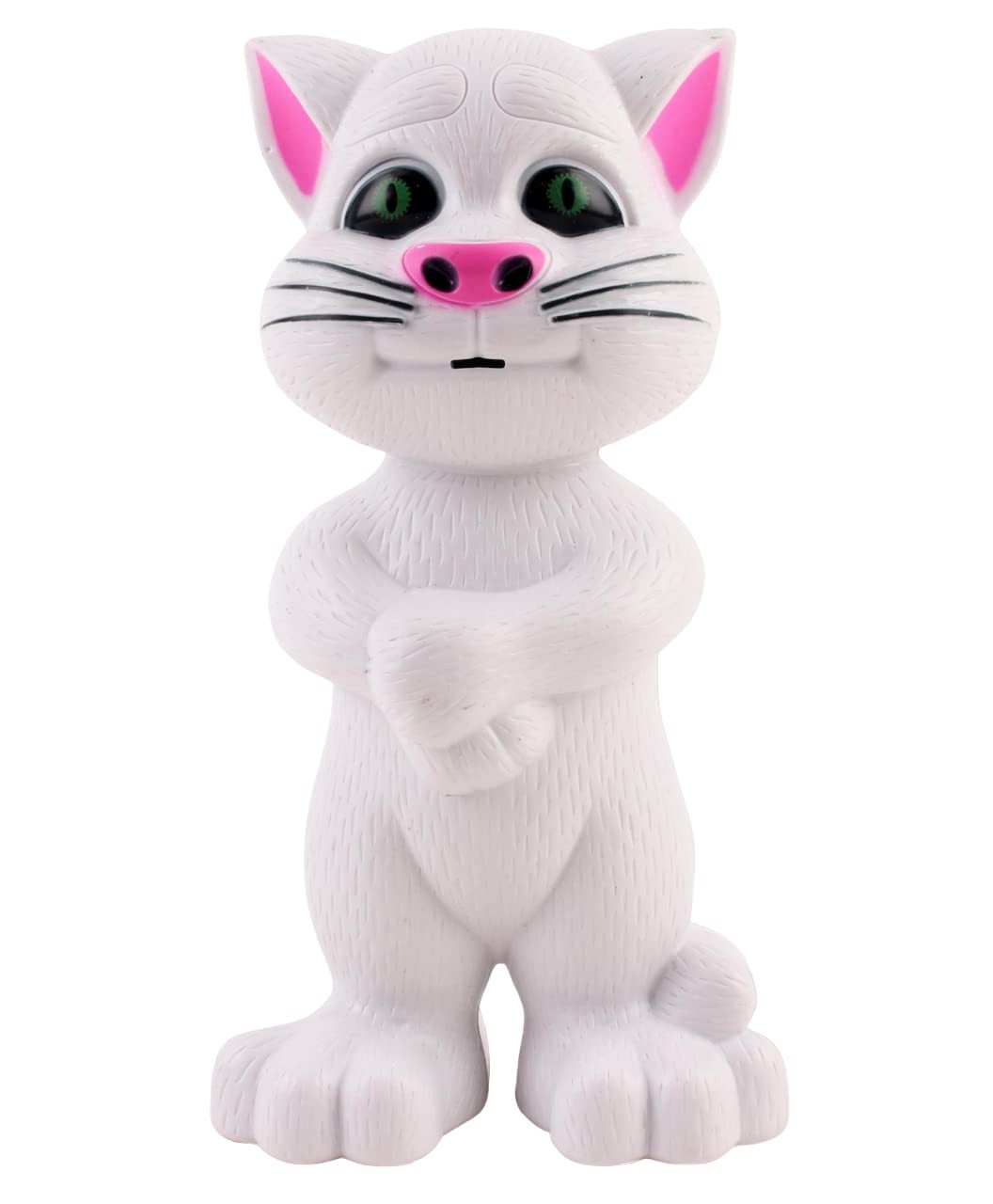 Electronic Pet Talking Toy Cat for Kids | Best Musical Toy with More Features | Best Gift for Kids | White Color, 3xAA Battery (Not Included)