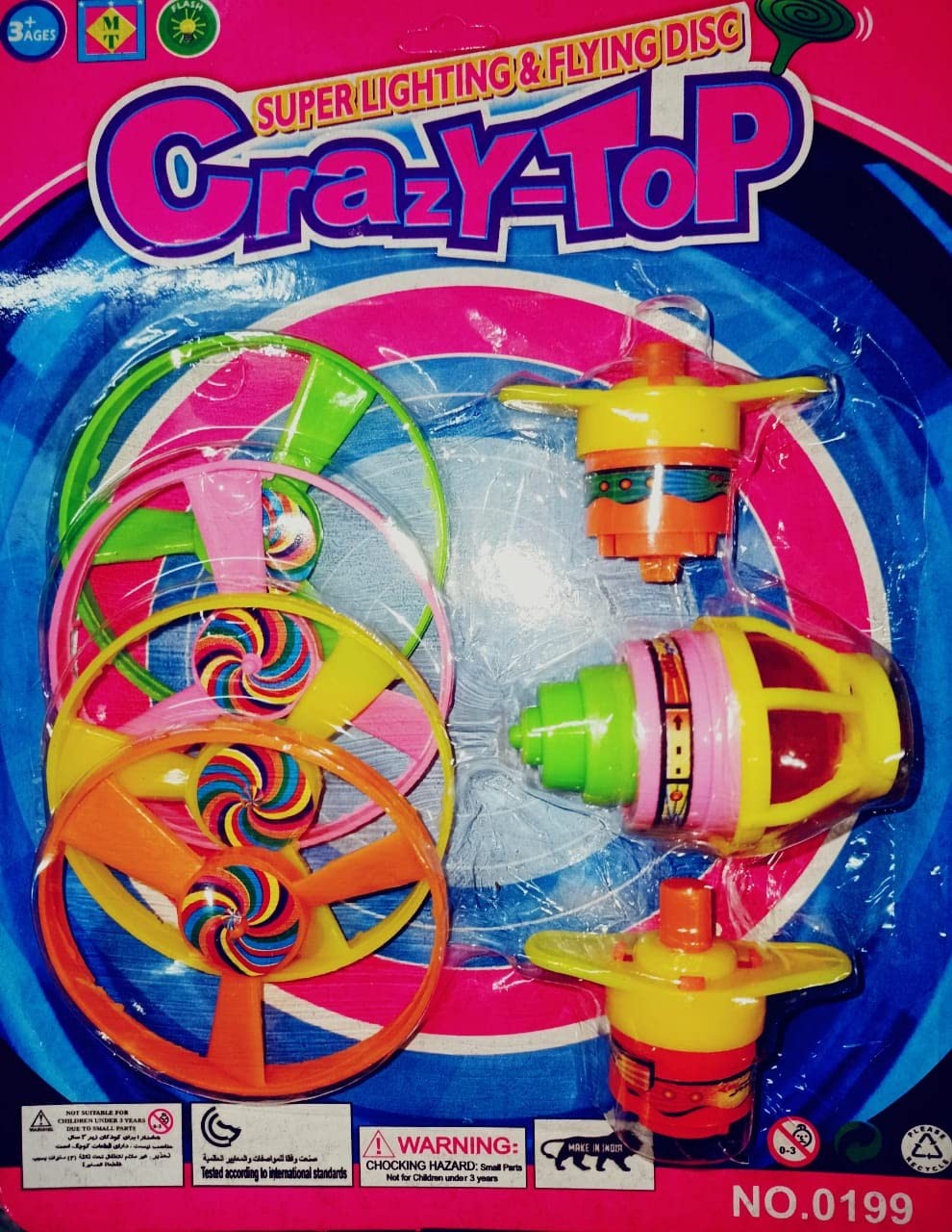 Crazy top air Fan lattu Toy