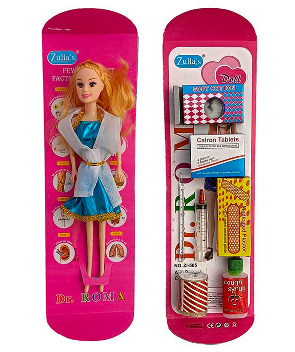 Dr. ROMA DOLL WITH FIRST AID KIT