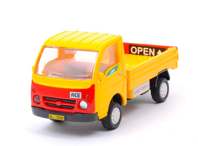 Centy Toys Plastic Tata Ace Pull Back Vehicle, 1 Pull Back Vehicle, Multicolour, Toddler