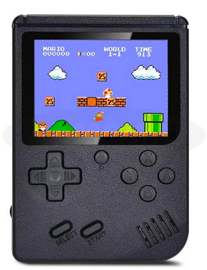 Handheld Video Game Console, Retro Mini Game with 400 Classic Sup Game TV Compatible for Kids, Rechargeable 8 Bit Classic – Colour and Design as per Stock