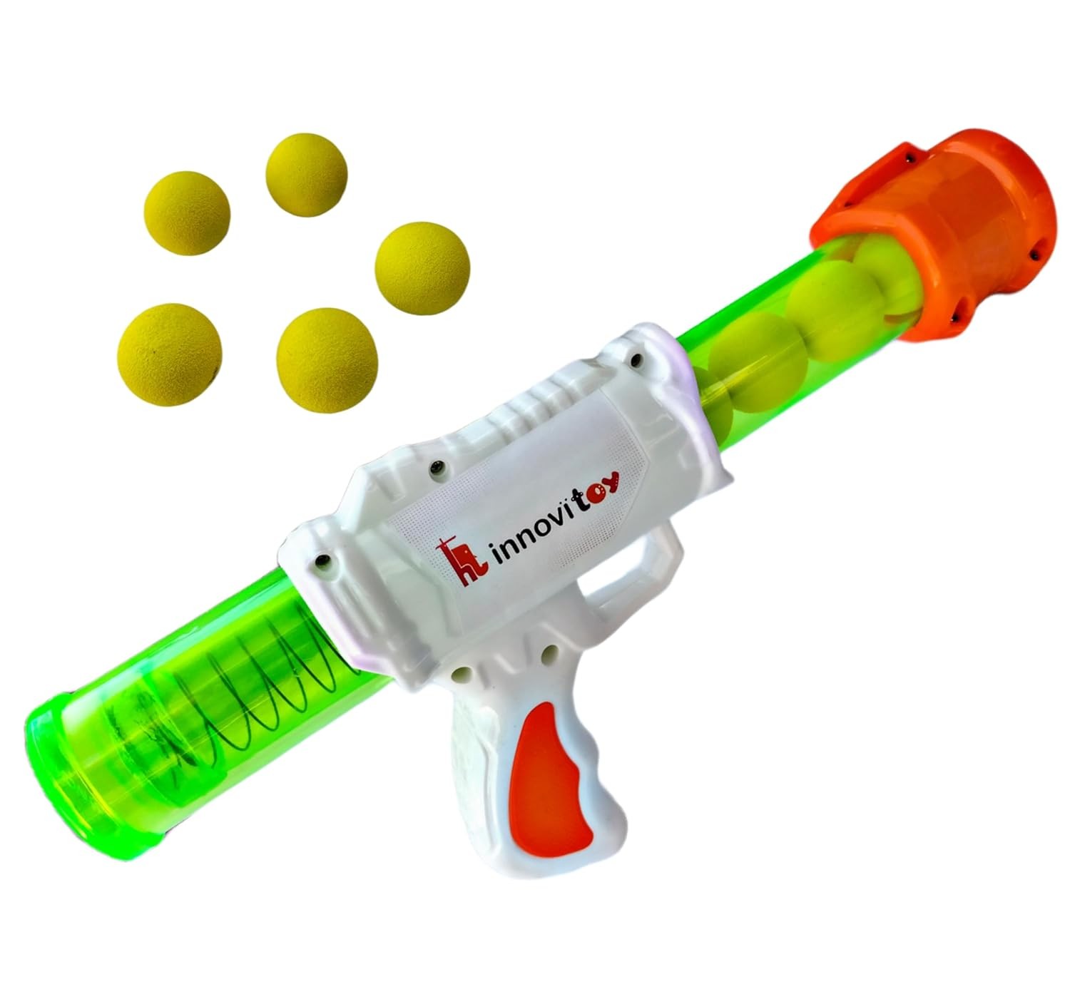 Blasti Toy Gun with Six Blaster Boll Shooter Gun for Kids Boys Toy (20 Feet Range)(Multicolor)