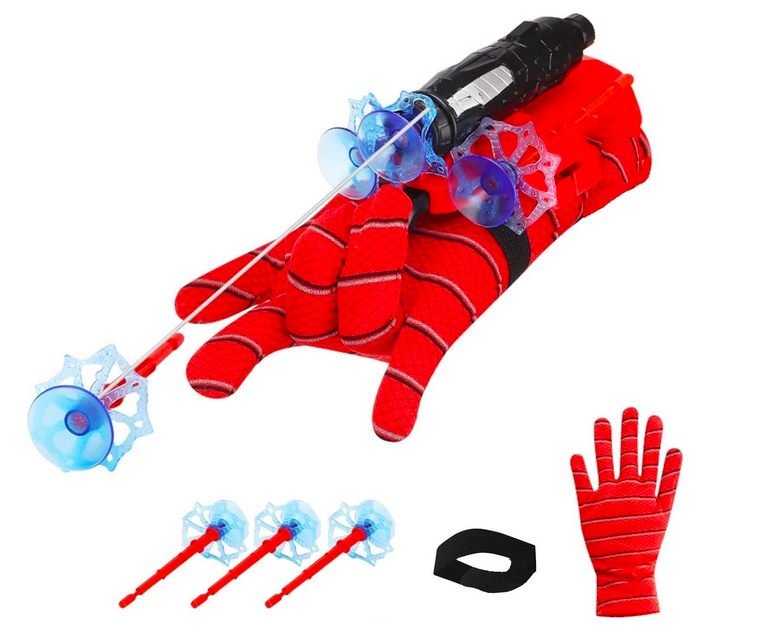 Spider Web Shooters Toy for Kids Fans, Hero Launcher Wrist Toy Set,Cosplay Launcher Bracers Accessories,Sticky Wall Soft Bomb Funny Children's Educational Toys