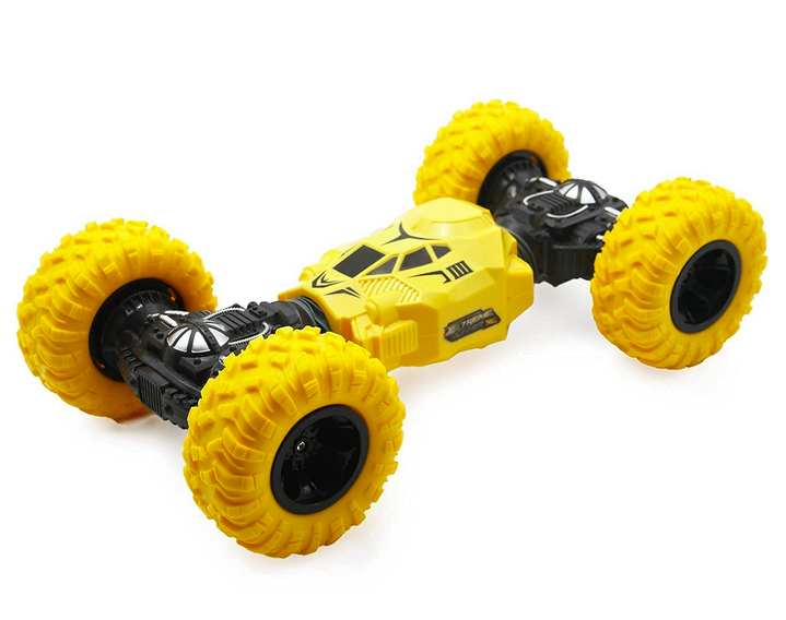 Double Sided Stunt Racing Moka 4-Wheel Drive Off Road Rock Crawler Remote Control RC Car with 2.4 GHz for Kids, Boys & Adults- Multicolor