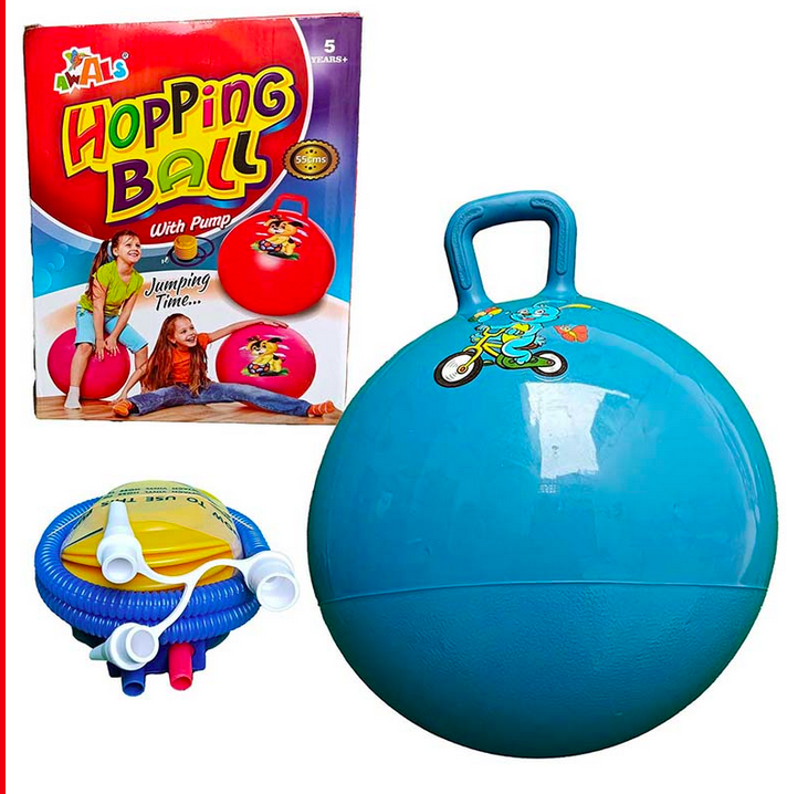 Hopping Ball With Pump 55cm in Diameter