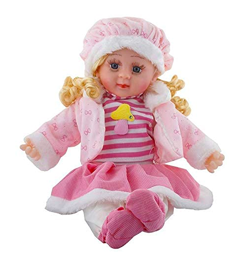 CATBL Baby Girl Singing Poem Doll Soft Toy for Kids Multi (Poem Dall 01)