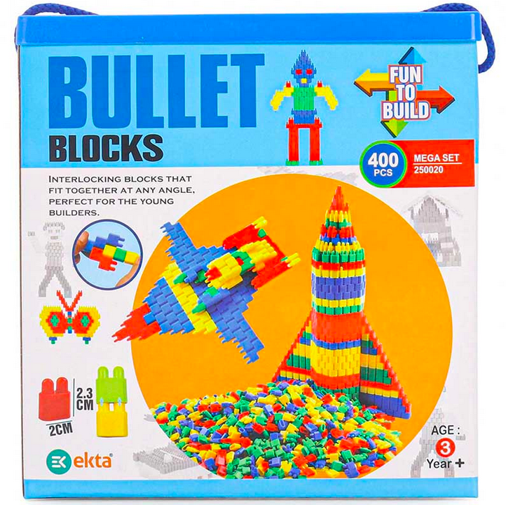 Bullet Blocks Mega Set – 400 Pieces