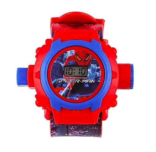 Spider Man Digital Watch Toy,24 Images Projector Watch for Kids Boys & Girls Watch