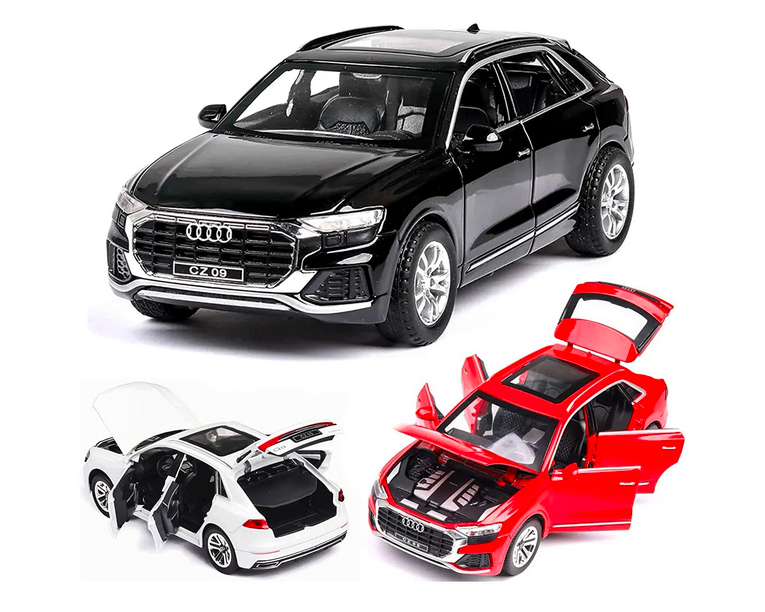 Jack Royal 1:32 Die-cast Alloy Car with Music & Light & Openable Doors Vehicle Models Collectible Toys for Kids (CZ09 Golf)