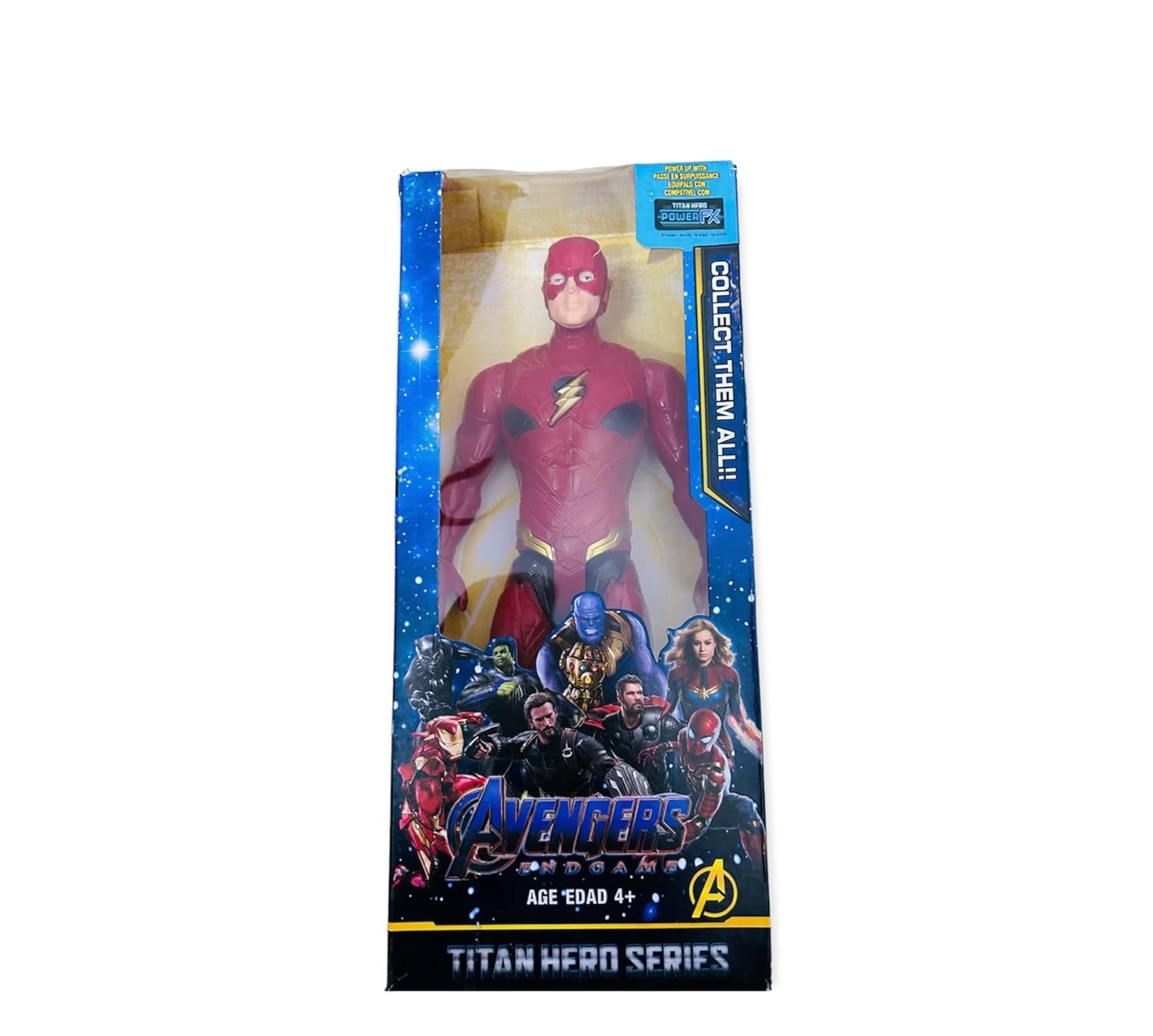 | Avengers Pack of 1 | Includes ; Thanos, Flash, Black Widow | Super Hero 20 Inch Action Figure with LED Light and Sound Effects - Toys for Kids | | Pack of 1 | 20 Inch |